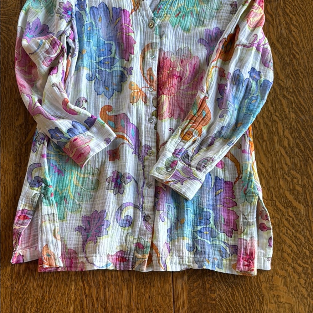 Floral Button-Up Shirt